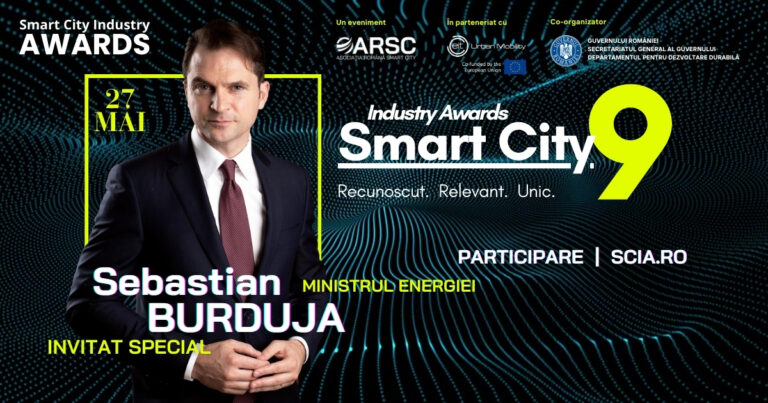 Gala Smart City Industry Awards – Ediția 927 mai 2025, ora 16:00, NORD Events Center by Globalworth, București
