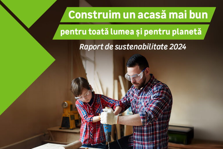 Raportul de Sustenabilitate Leroy Merlin 2024: Energie regenerabilă utilizată în proporție de 80% și investiții de 1,5 mil euro în proiecte de CSR 