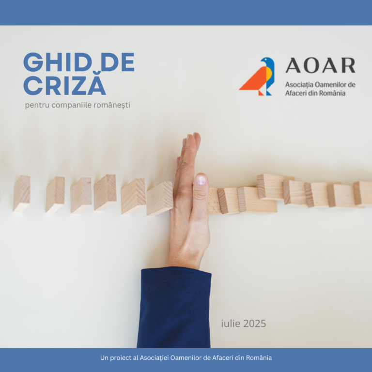 AOAR lansează Ghidul de Criză pentru Companii – Ediția 2025