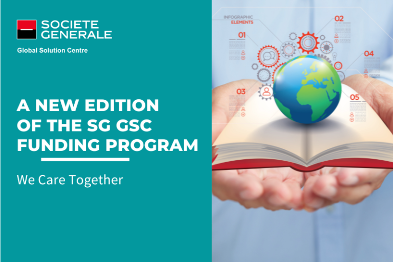 180.000 de euro în suport financiar pentru proiecte de educație și de protecția mediului disponibili în noua ediție a programului de finanțare „We Care Together” al Societe Generale Global Solution Centre