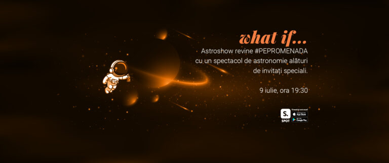 Spectacol de astronomie pe terasa Promenada Mall  