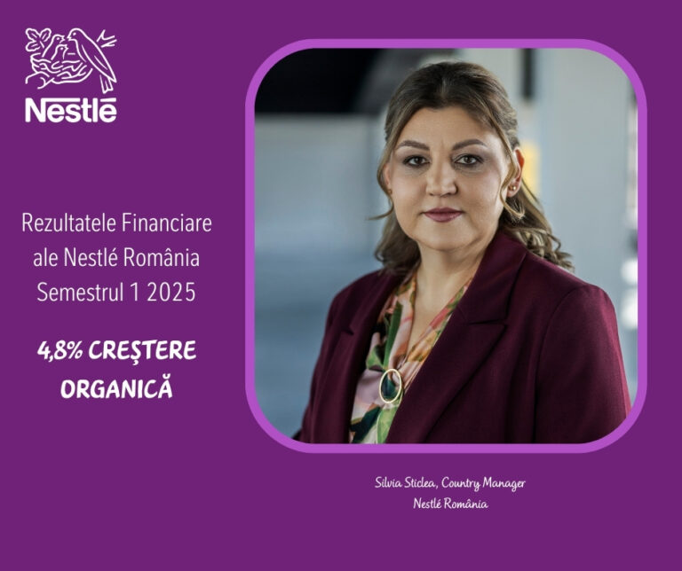Nestlé  anunță rezultatele financiare pe primul semestru al anului 2025