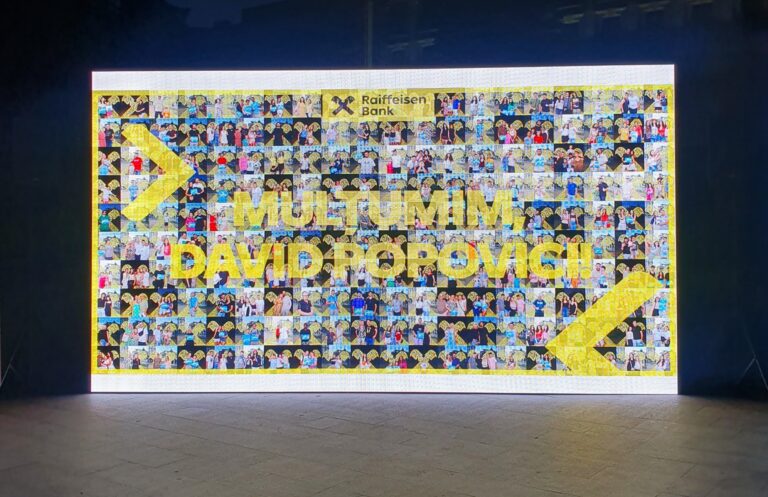 20.000 de oameni s-au bucurat în weekend de atmosfera creată în jurul evenimentelor organizate de Raiffeisen Bank la „Străzi deschise”, pentru a celebra performanța lui David Popovici 