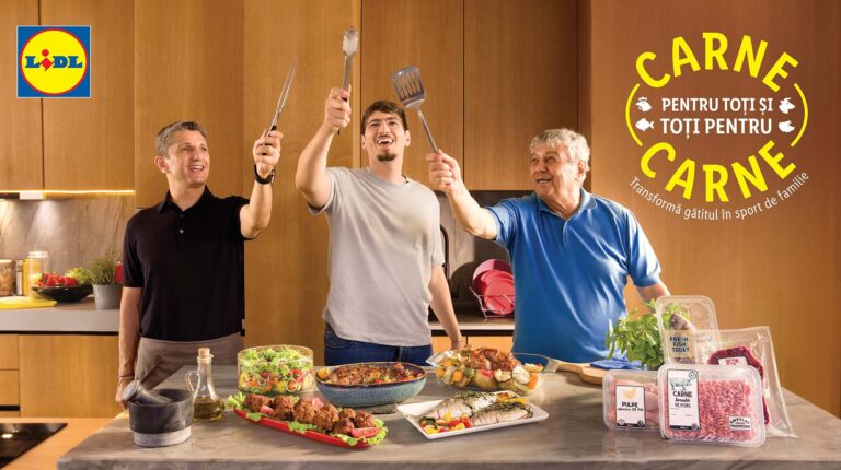 Lidl România extinde parteneriatele cu producătorii români de carne și pește proaspete și lansează o nouă campanie alături de familia Lucescu, „Carne pentru toți și toți pentru carne”