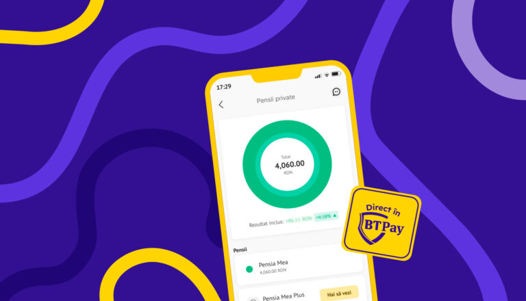 Fondurile de pensii facultative administrate de BT Pensii, inclusiv în BT Pay  