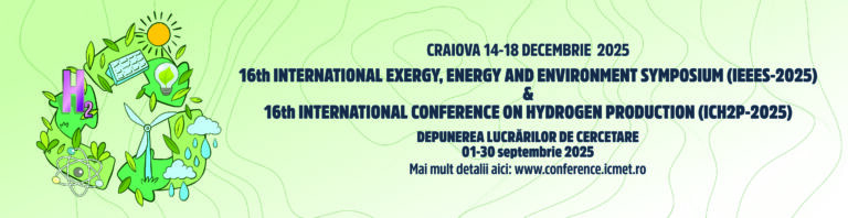 ICMET Craiova și Universitate din Craiova organizează ICH2P și IEEES 2025