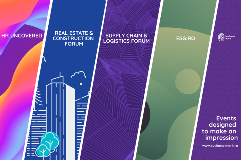 Evenimente dedicate liderilor din 4 domenii, in luna septembrie, la Bucuresti. Afla noutatile, provocarile si oportunitatile din HR, Real Estate, ESG si Supply Chain