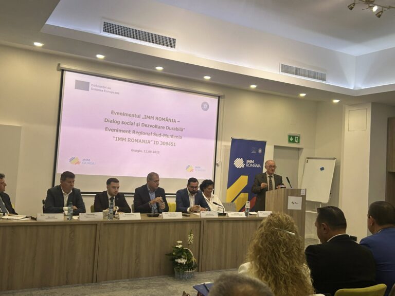 IMM România – Dialog Social și Dezvoltare Durabilă, la Giurgiu