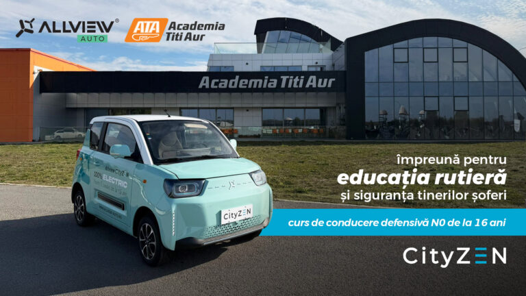 Parteneriat Allview Auto și Academia Titi Aur pentru educația rutieră și siguranța tinerilor șoferi Parteneriat Allview Auto și Academia Titi Aur pentru educația rutieră și siguranța tinerilor șoferi