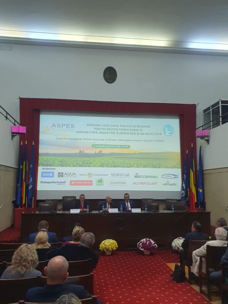 Sub egida ASPES: „România 2025-2040 – Politici și resurse pentru dezvoltarea rurală” 