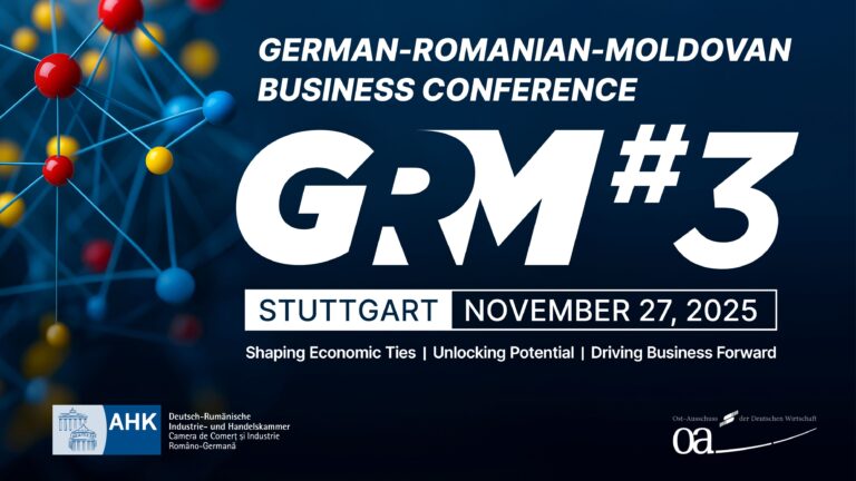 AHK România susține cooperarea trilaterală Germania-România-Moldova
