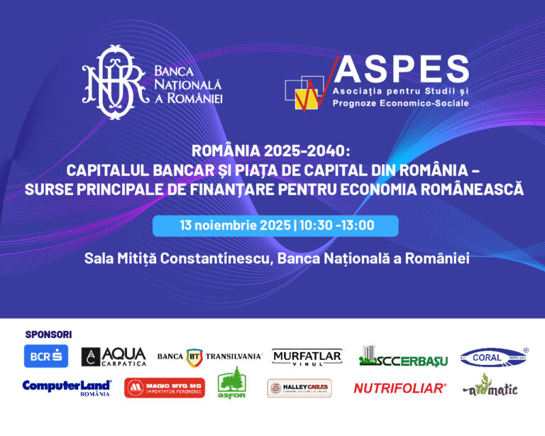 ROMÂNIA 2025-2040: Capitalul bancar și piața de capital din România – surse principale de finanțare pentru economia românească