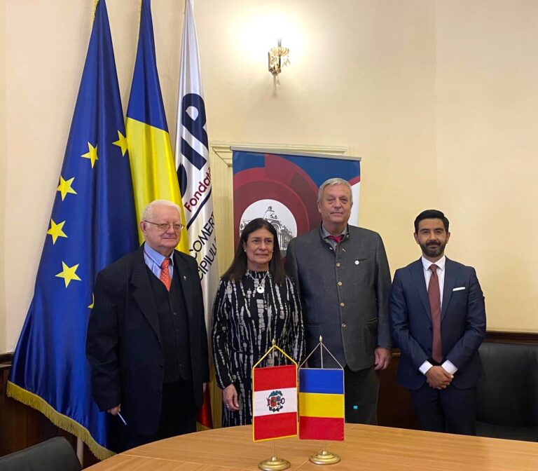 Ambasadorul Republicii Peru, în vizită la Camera de Comerț și Industrie București 
