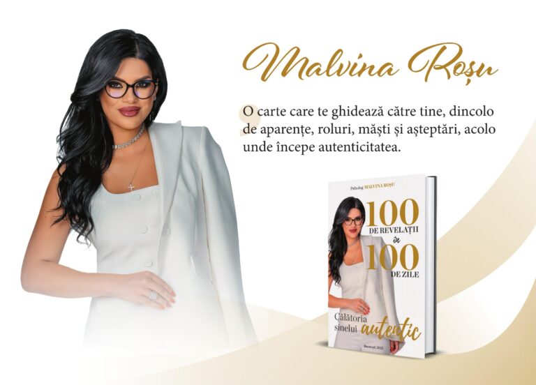 Cartea care distruge mitul perfecționismului: psihologul Malvina Roșu lansează manifestul autenticității într-o lume a aparențelor