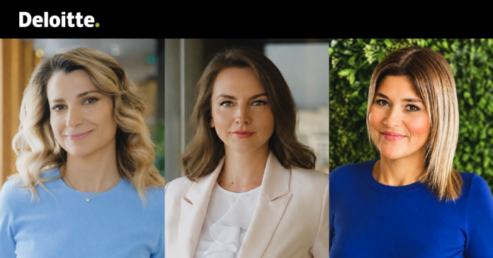 Camelia Malahov, Maria Butcu si Monica Tariuc-Teodorescu, Deloitte Romania