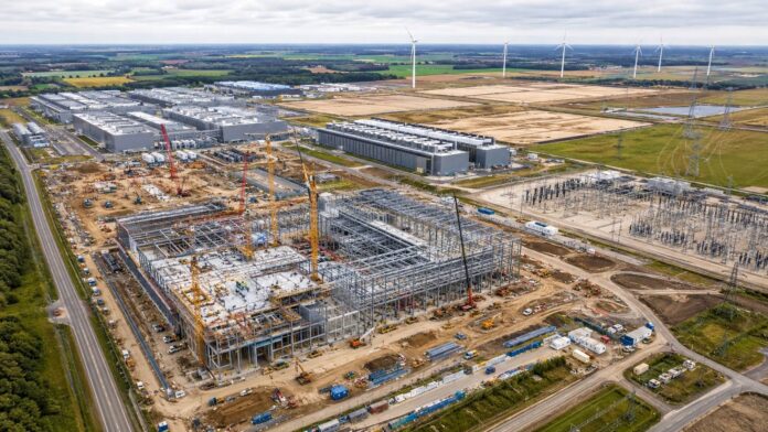 European data centre construction pipeline